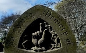 Headstone Finger Symbol