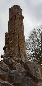 Headstone Tree Trunk Symbol